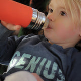 Pura Kiki - KIDDO Trinkflasche 325ml - Strohhalm Aufsatz (inkl. Schutzkappe)