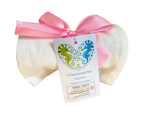 Blümchen - Taschentücher - 25x25 cm (6 Stück)