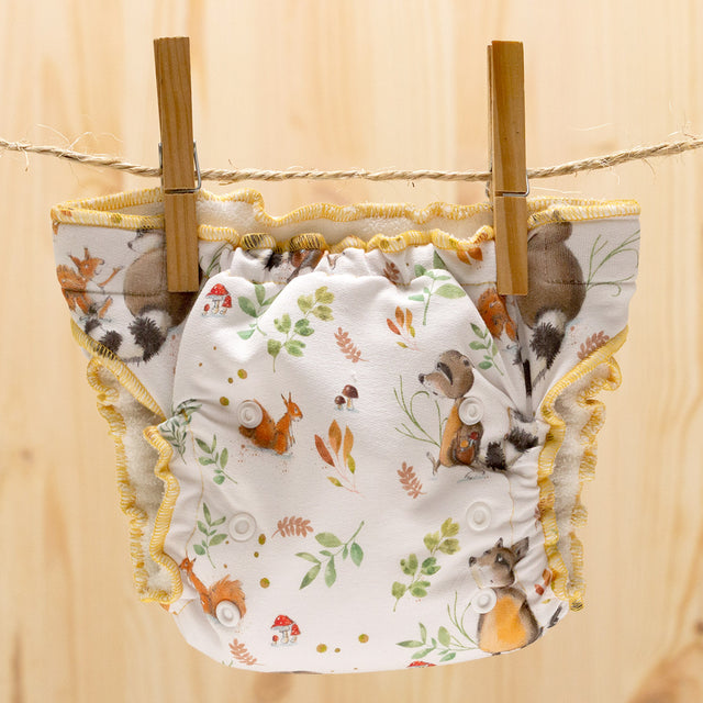 Culla di Teby - Höschenwindeln mit Pocketfunktion - Raccoons - Die Stoffwindel mit extra Saugkraft!
