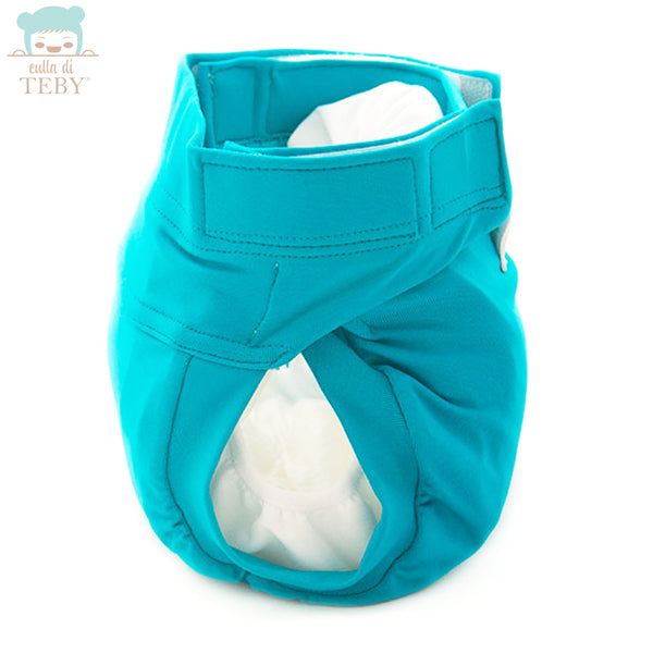 Culla di Teby  - "Soft Touch" Überhose - Schwimmwindel - (EINZELN) - Blau