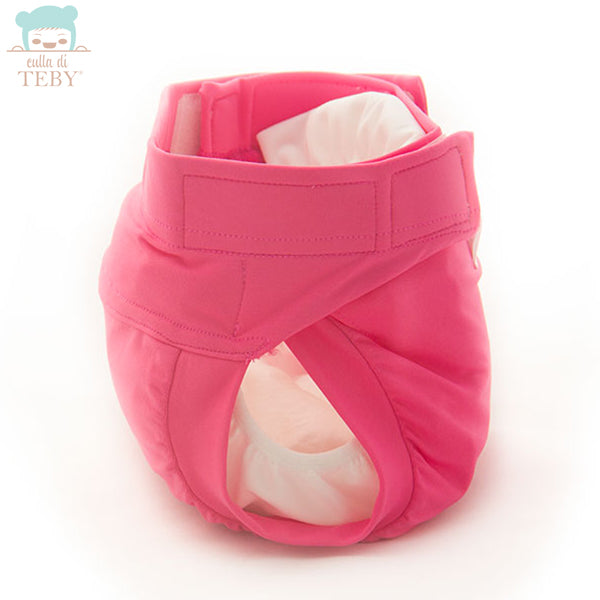 Culla di Teby  - "Soft Touch" Überhose - Schwimmwindel -  (EINZELN) - Rosa