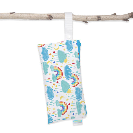 Thirsties - Clutch Bag mit Knopf-Schlaufe - Gr. XS (14x27cm)