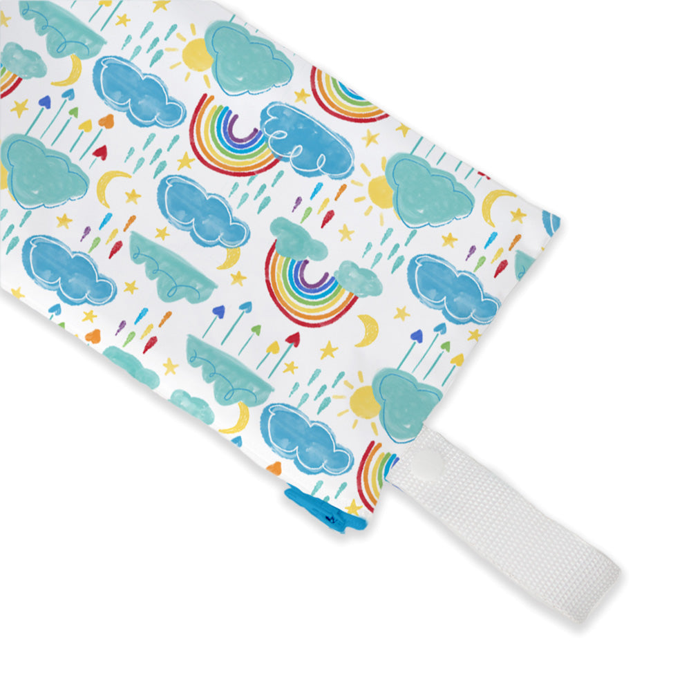 Thirsties - Clutch Bag mit Knopf-Schlaufe - Gr. XS (14x27cm)