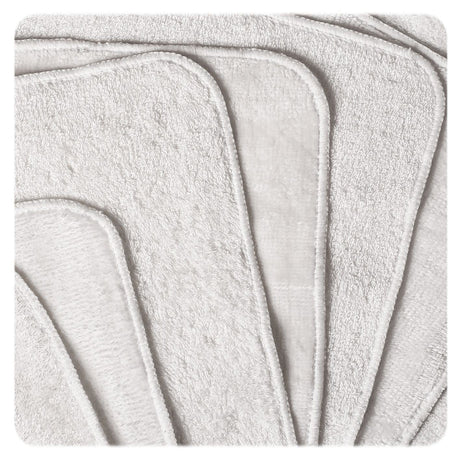 XKKO - BMB Bambusfrottee Waschlappen (21x21 cm) - 5 Stück