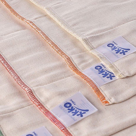 XKKO - Prefolds - 100% Bio-Baumwolle - 6 Stück - versch. Größen
