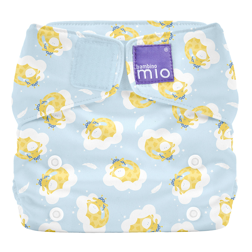 Bambino Mio MioSolo Classic All-in-One Stoffwindel One Size im Design Dreamy Giraffe von vorn