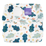 Bambino Mio MioSolo Classic All-in-One Stoffwindel One Size im Design Little Leaves von vorn