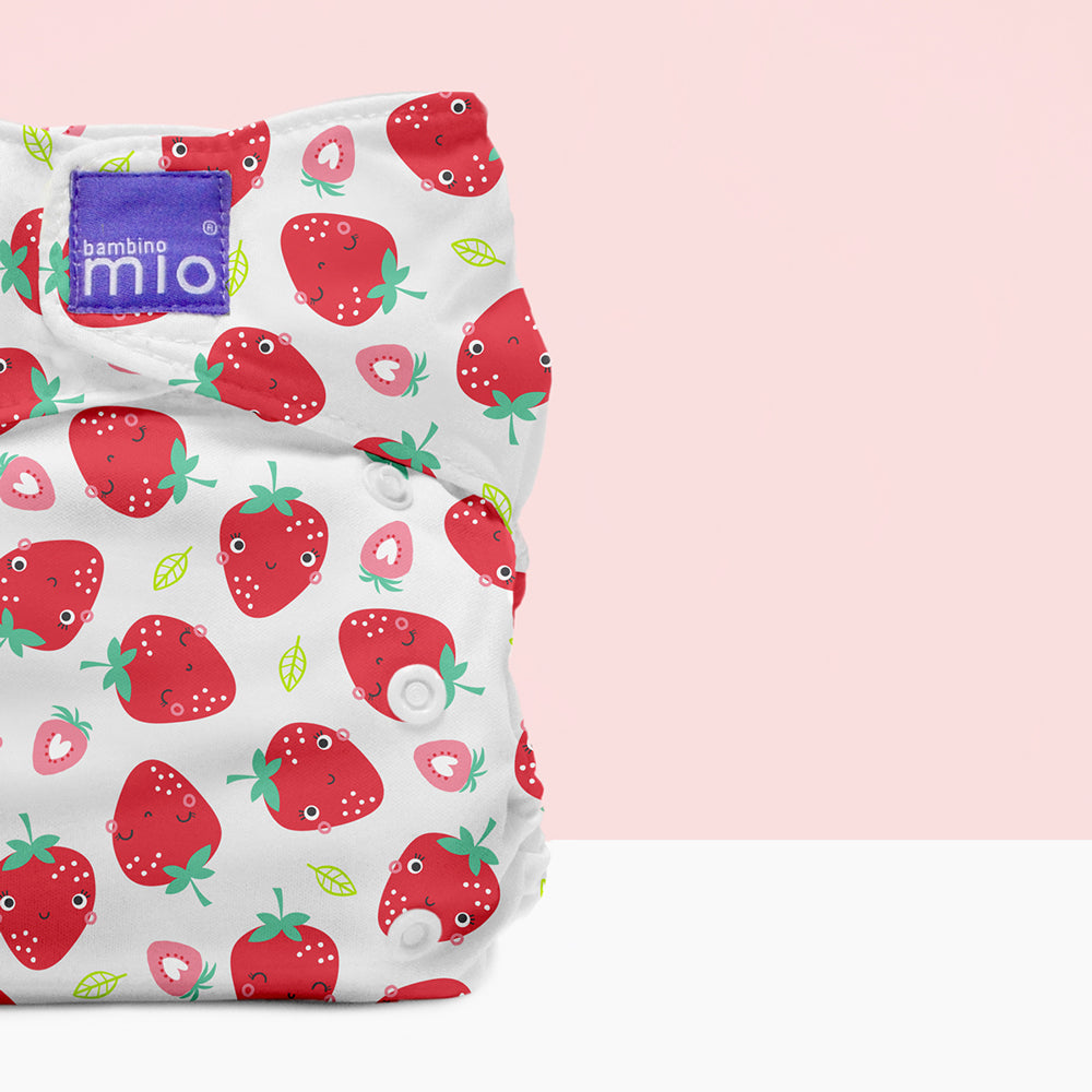 Bambino Mio MioSolo AIO Windel Strawberry Cream in Seitenansicht