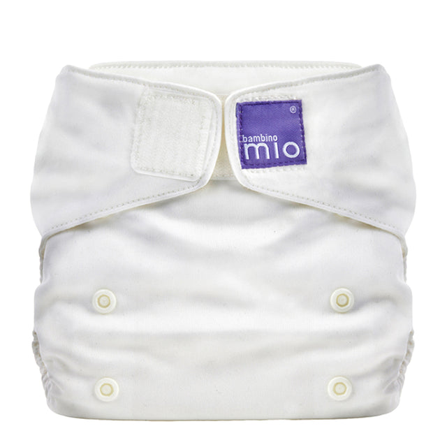 Bambino Mio MioSolo All-in-One Stoffwindel One Size im Design Weiß von vorn