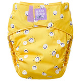 Bambino Mio Revolutionary wiederverwendbare AIO Windel One Size im Design Smile (gelb)