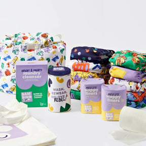 Bambino Mio Starterbox mit Windeln, Wetbag, Windelvlies und Waschmitteln