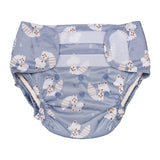 Blümchen Eco Shell 2in1 XL mit breitem Klettverschluss, blau mit Fuchsmuster, Vorderansicht