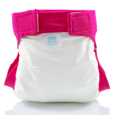 Culla di Teby „Soft Touch“ Überhose und Schwimmwindel im Design Creme & Pink, Rückseite