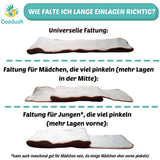 Doodush - dreilagige Bio-Prefold-Saugeinlage (Bio-Baumwolle & Bambus)