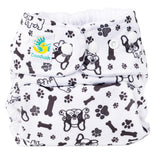 Doodush Überhose V2.0 mit Laschen im Design Bulldog (Hunde), Größe One Size