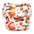 Doodush Überhose V2.0 mit Laschen im Design Indian Praire (Indianer), Größe Newborn