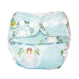 Doodush Überhose V2.0 mit Laschen im Design Pastel Bunnies (Hasen), Größe Newborn