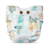 Doodush Überhose V2.0 mit Laschen im Design Pastel Patchwork, Größe Newborn
