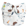 Doodush Überhose V2.0 mit Laschen im Design White Dinos (Dinosaurier), Größe Newborn