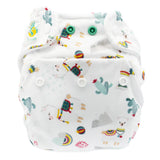 Doodush Überhose V2.0 mit Laschen im Design White Llamas (Lamas), Größe One Size
