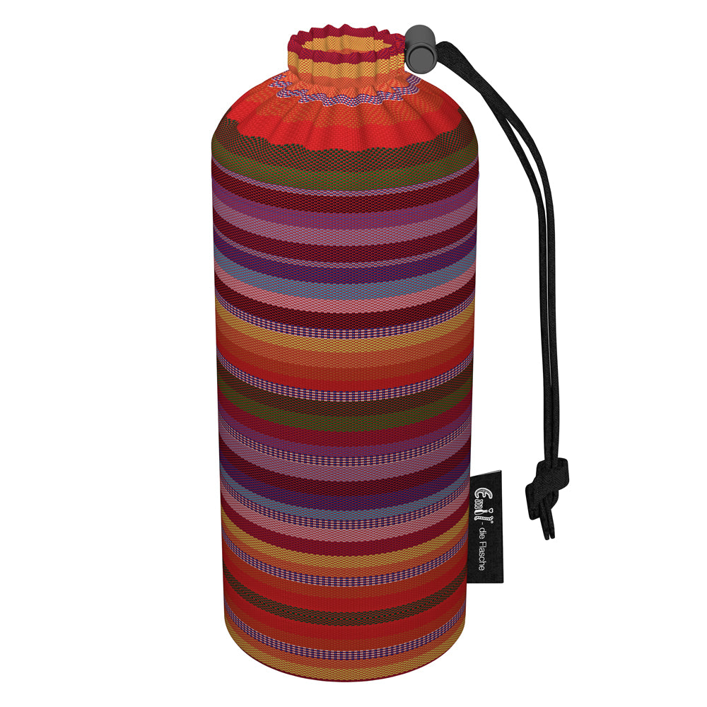 Emil Flaschenbeutel (Ersatzhülle) aus Bio-Baumwolle für Emil die Flasche 250 ml im Design Streifen