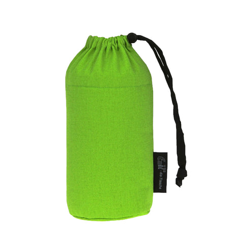 Emil Flaschenbeutel (Ersatzhülle) aus Bio-Baumwolle für Emil die Flasche 300 ml im Design Grün