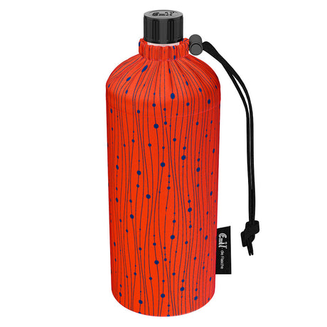 Emil die Flasche (600ml) - Komplettset (Bio-Baumwolle-Überzug)  - Koralle