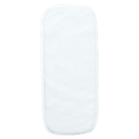 Einzelner weißer Little Clouds Fleece Liner von oben – waschbares Windelvlies für Stoffwindeln