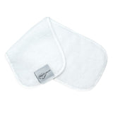 Zwei weiße Little Clouds Fleece Liner übereinander mit Little-Clouds-Etikett