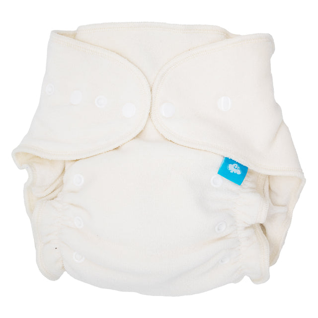 Little Clouds FluffyCloud Höschenwindel Gold Edition in Größe XL mit Druckknöpfen von vorn, naturfarben