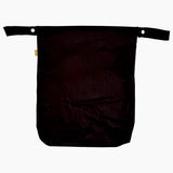 Little Clouds einfache Nasstasche (Wetbag) Gold Edition in Schwarz von hinten