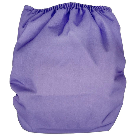 Little Clouds Prefold-Überhose Gold Edition in Lavendel von hinten mit elastischem Rückenbund