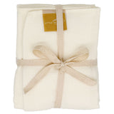 Little Clouds Prefolds 4-8-4 im 5er-Pack von oben, mit Stoffband und Schleife zusammengebunden