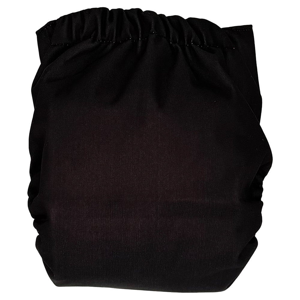 Little Clouds SuperCloud AIO Gold Edition in Schwarz von hinten mit elastischem Rückenbund