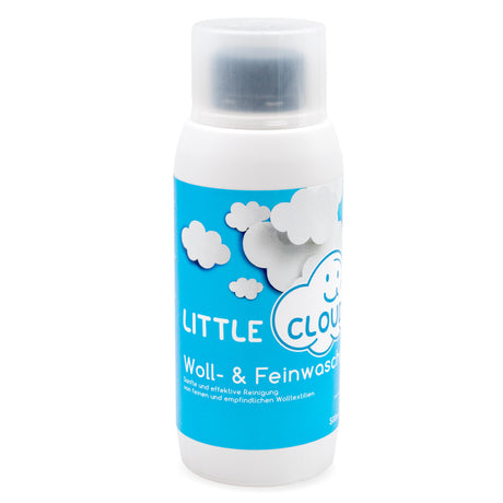 Little Clouds Woll- und Feinwaschmittel für Wolle und Seide in der 500-ml-Flasche