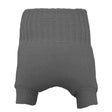Little Clouds Wollüberhose in Fels (Grau), einfarbig, hoher Bund und Beinbündchen, doppelt gestrickt