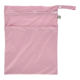 Little Lamb Nasstasche Größe L im Design Blush (Rosa), von vorn mit Trockenfach und Schlaufe