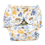 Little Lamb waschbare Schwimmwindel im Design Beach Baby mit Strandmotiven, mit seitlichem Klettverschluss