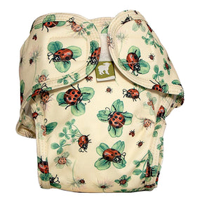 Little Lamb waschbare Schwimmwindel im Design Ladybug Lullaby mit Marienkäfern, mit seitlichem Klettverschluss