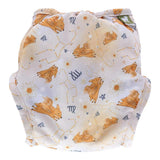 Little Lamb Überhose (Stretchy PUL-Wrap) Newborn im Design Virgo (Jungfrau), Rückansicht