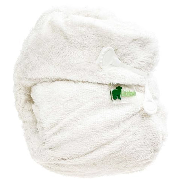 Little Lamb Bamboo Nippa Nappy von vorn, weiße Höschenwindel aus Bambus-Viskose ohne Klettverschluss