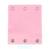 Milchmädchen Bodyverlängerung (Bodyerweiterung) einzeln im Design Pink – Größe 1 (Druckknopf Ø 7,7 mm)
