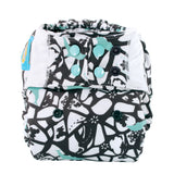 Mommy Mouse Pocketwindel One Size (4–16 kg) im Design Adelia von vorn, mit Druckknöpfen