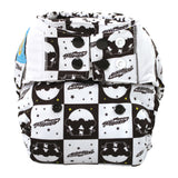 Mommy Mouse Pocketwindel One Size (4–16 kg) im Design Luna von vorn, mit Druckknöpfen