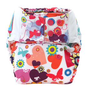 Mommy Mouse Pocketwindel One Size (4–16 kg) im Design Thumbelina von vorn, mit Druckknöpfen