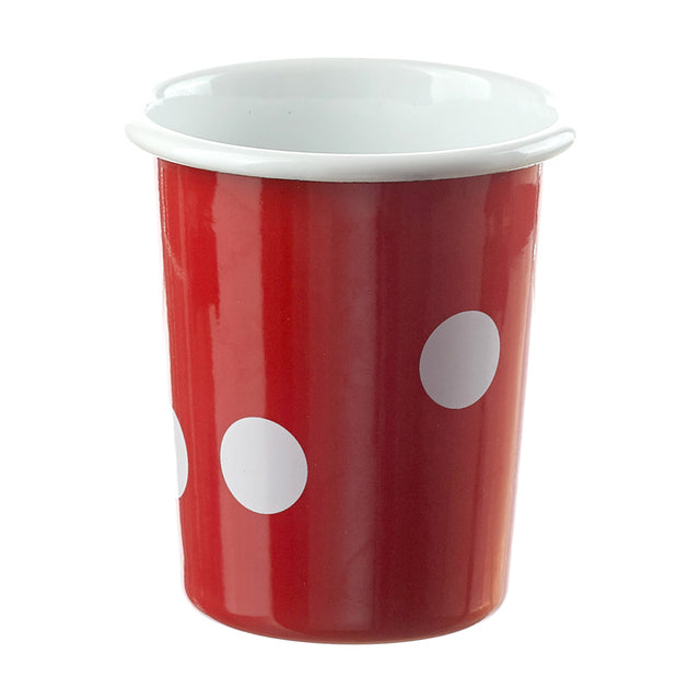 Münder-Email - konischer Kinderbecher - bruchsicher - 350 ml - Retrodesign