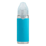 Pura Kiki isolierte Edelstahl-Flasche 250 ml mit Weithalssauger – im Design Blau – Ansicht 2
