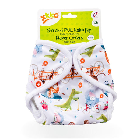 XKKO PUL-Überhose - One Size (4-15 kg) - Zoo - PUL-Überhose für Stoffwindeln