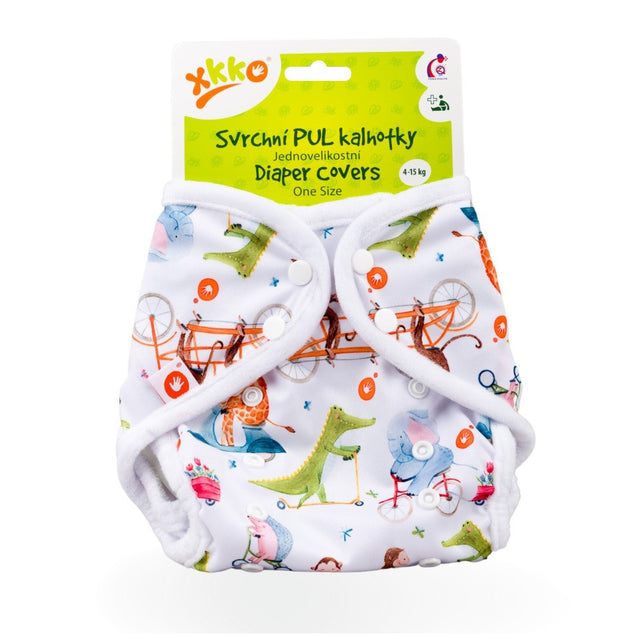 XKKO PUL-Überhose - One Size (4-15 kg) - Zoo - PUL-Überhose für Stoffwindeln